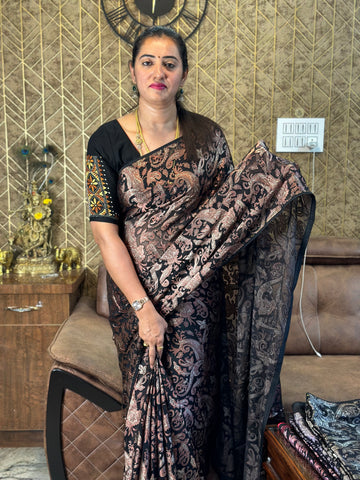 Black Brasso sarees with premium quality.