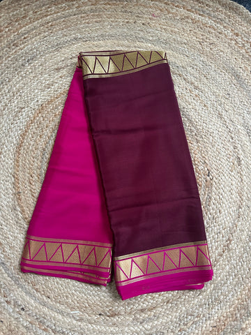 Wine and pink half and half patterns 120 gsm