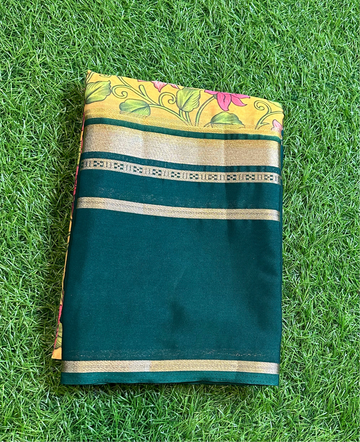 Semi silk saree in digital print
