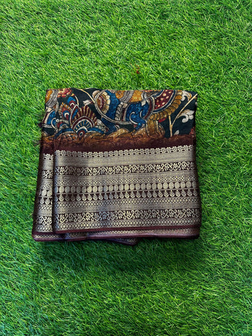Kalamkari dola crepe