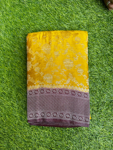 Crushed georgette in jaal pattern