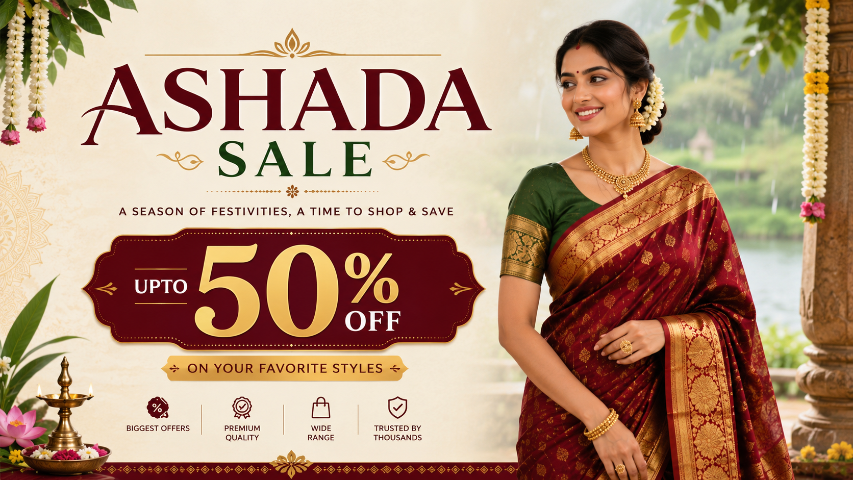 Ashada Sale UPTO 50% OFF