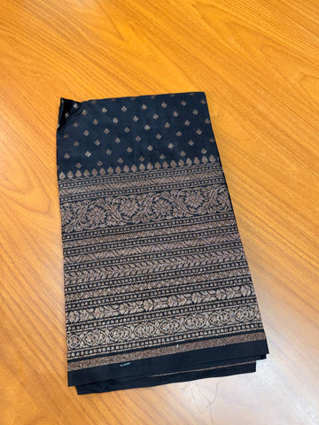 Black butta Banaras blouse-1m