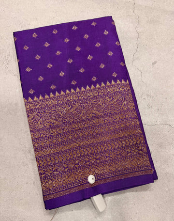 Light purple butta Banarasi blouse -1m