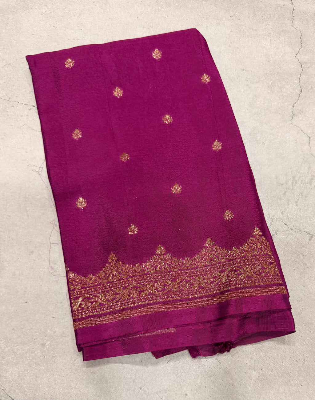 Purple butta Banarasi blouse -1m