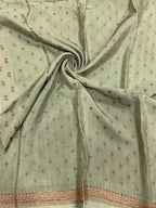 Sea green butta Banarasi blouse -1m