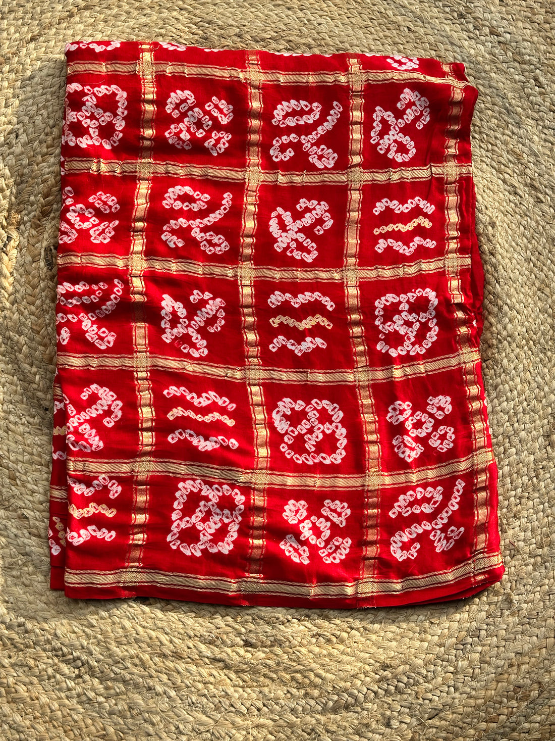 Red pure gajji silk sarees