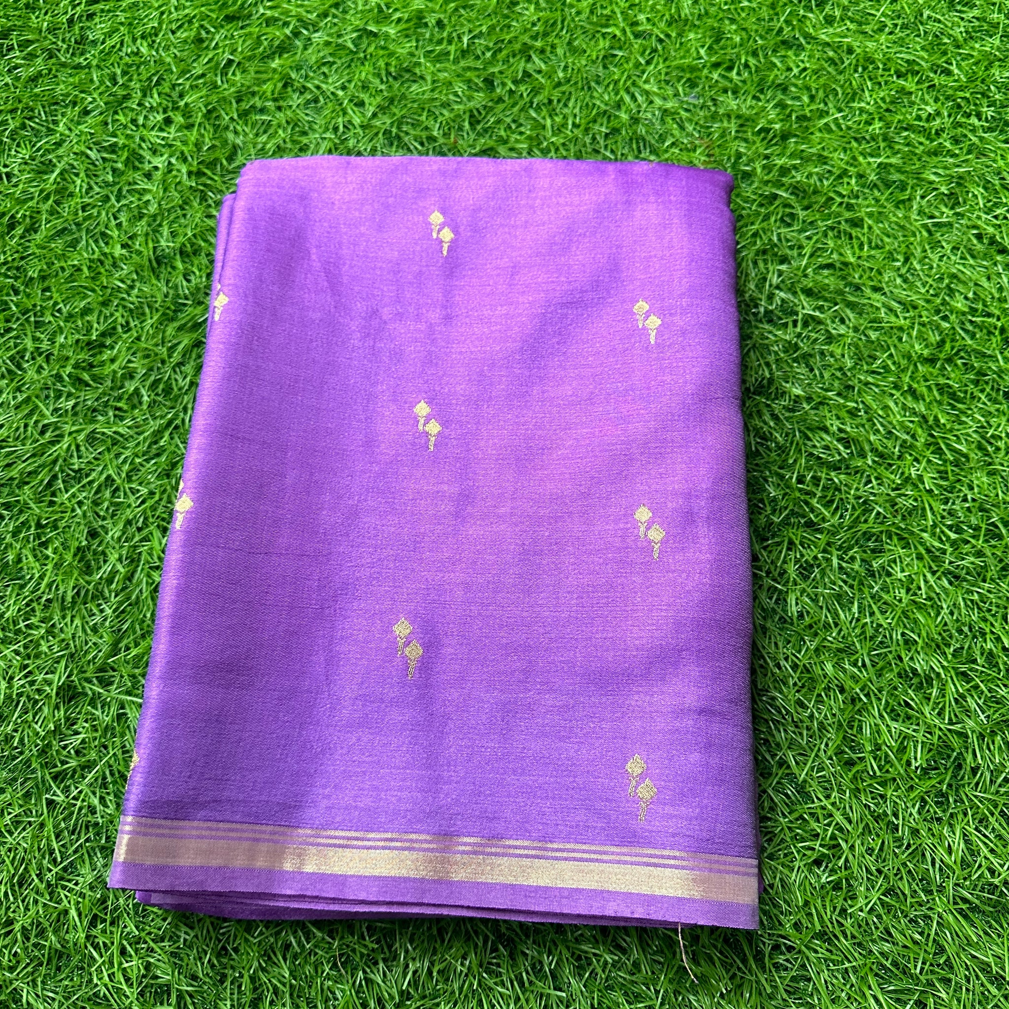 Lavender semi silk.