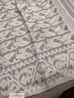 Grey soft jamdani cotton saree