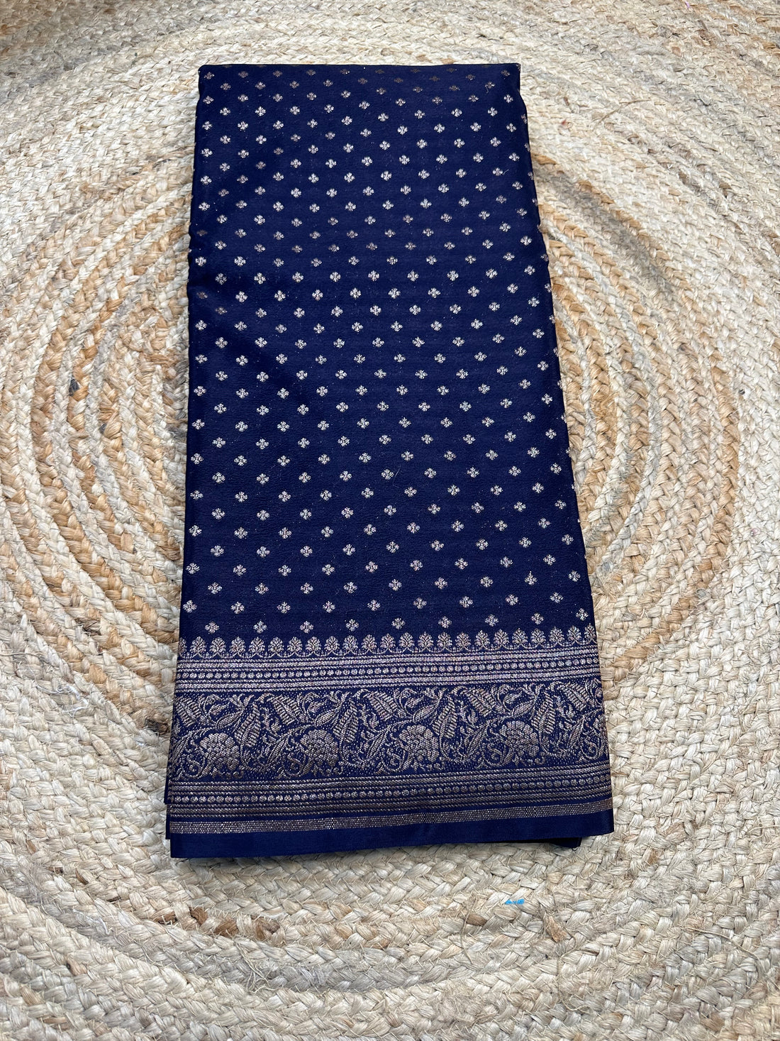 Eliphant grey crepe chiffon handloom silk sarees.