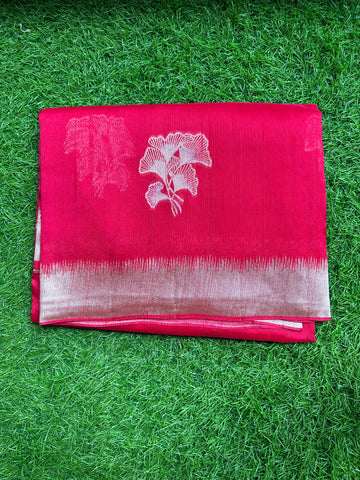 Dola silk in pink colour