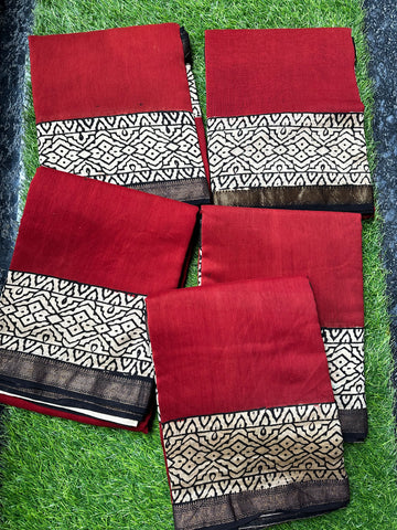 Maheshwari silk.