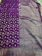 Mejentha pink designer georgette in jaal pattern.