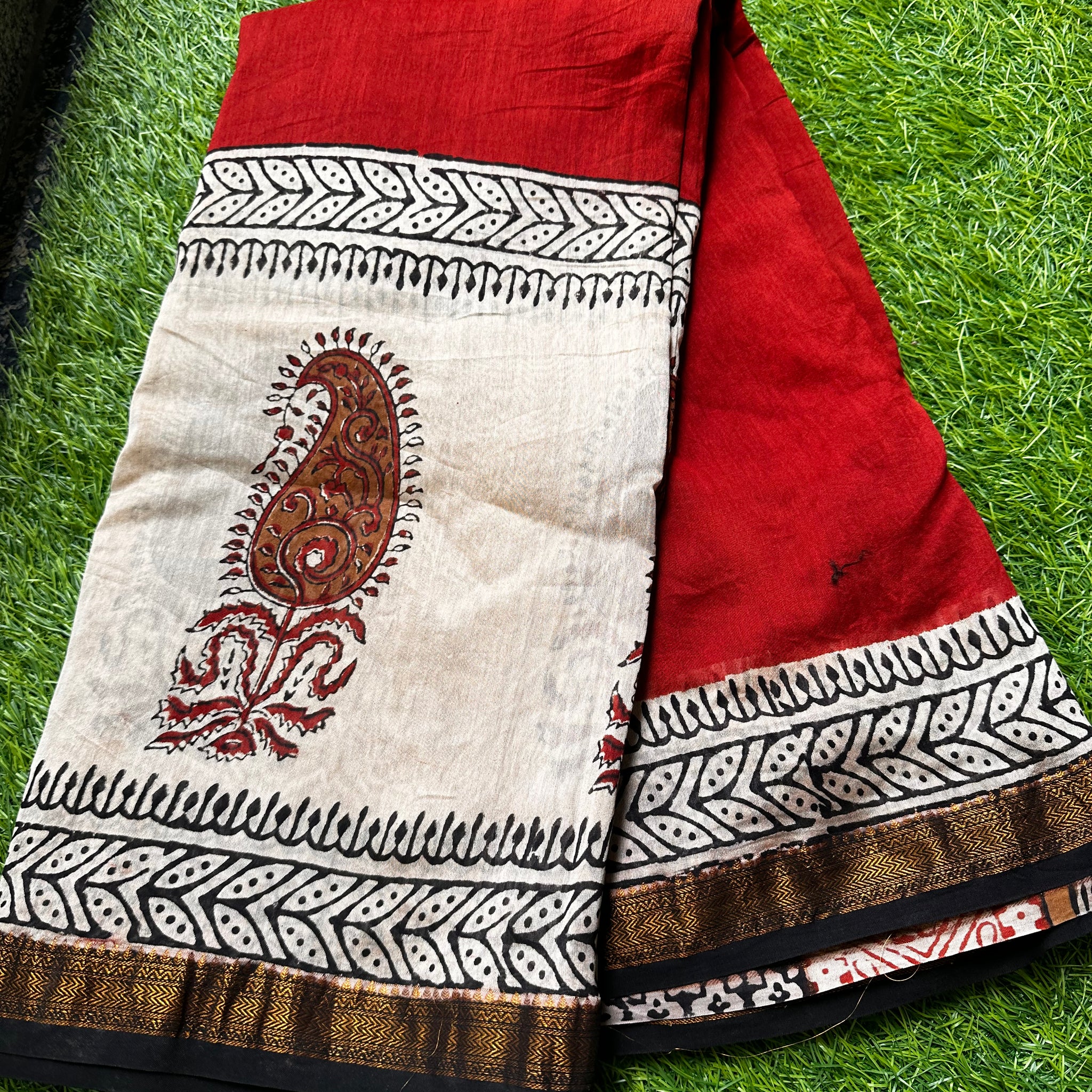 Maheshwari silk.