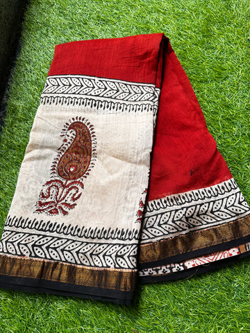 Maheshwari silk.