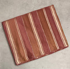 Pastel brown stripes chinnon crepe 107 saree