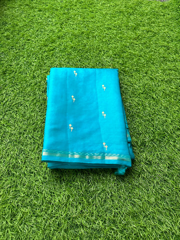 Rama blue semi silk.