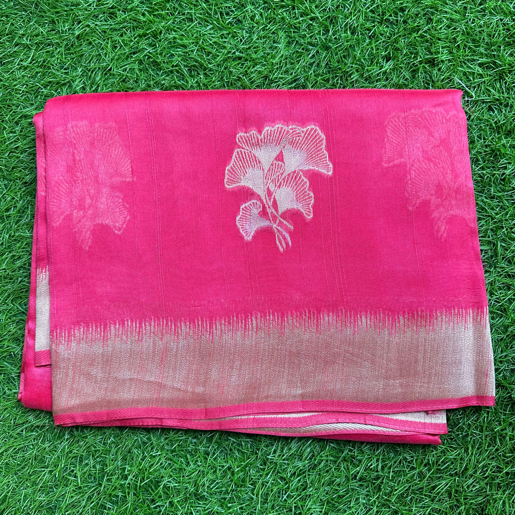 Dola silk in pink colour