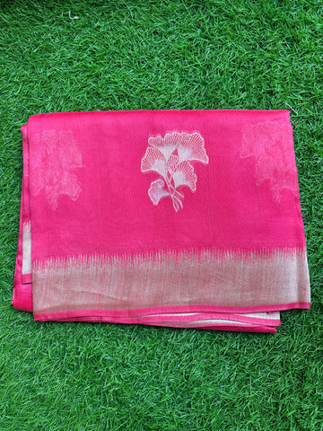 Dola silk in pink colour