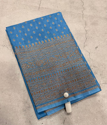 Sky blue butta Banarasi blouse -1m