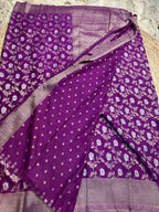 Mejentha pink designer georgette in jaal pattern.