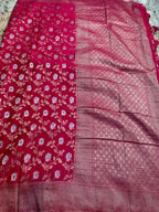 Rani pink designer georgette jaal pattern
