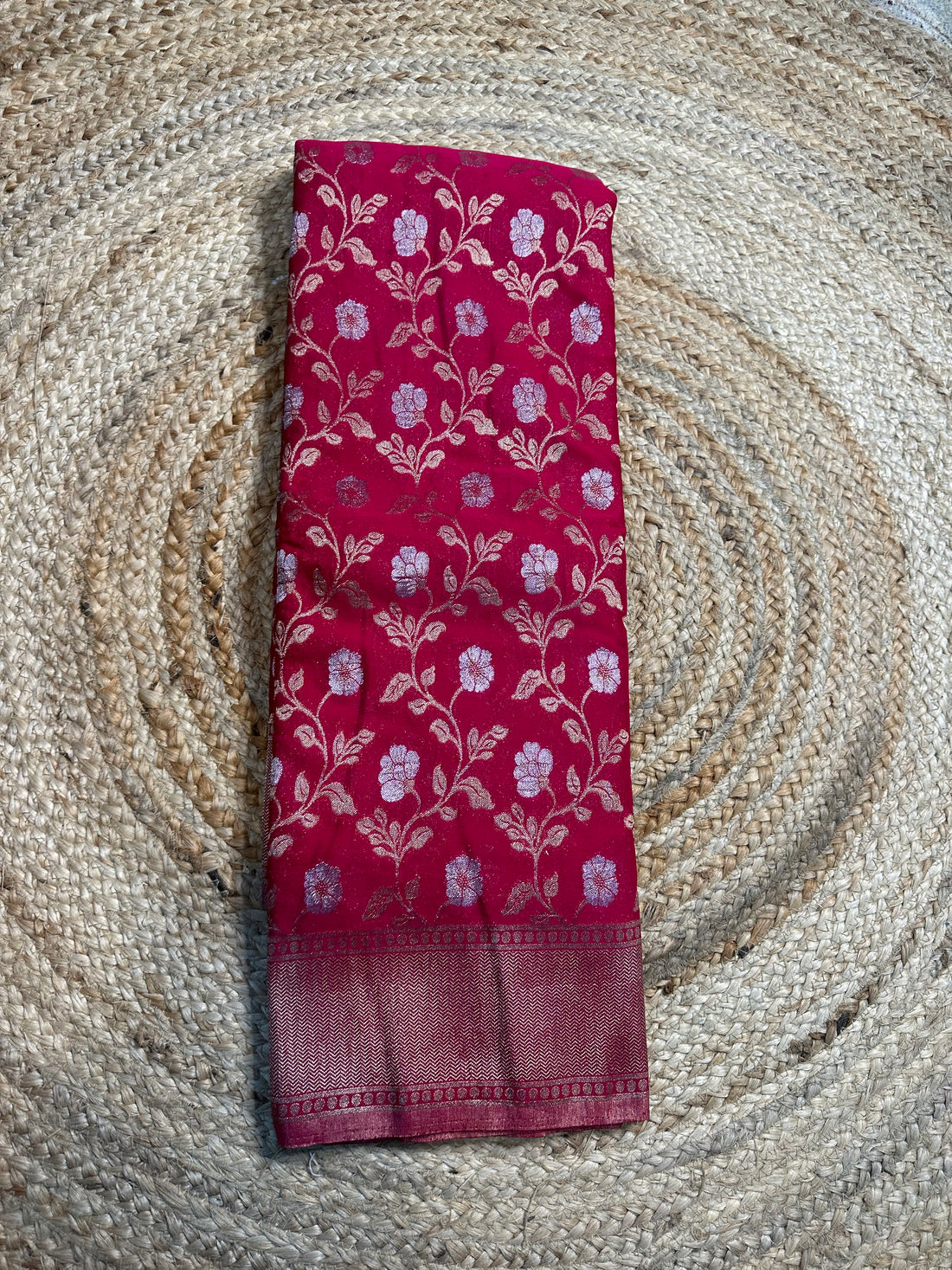 Rani pink designer georgette jaal pattern