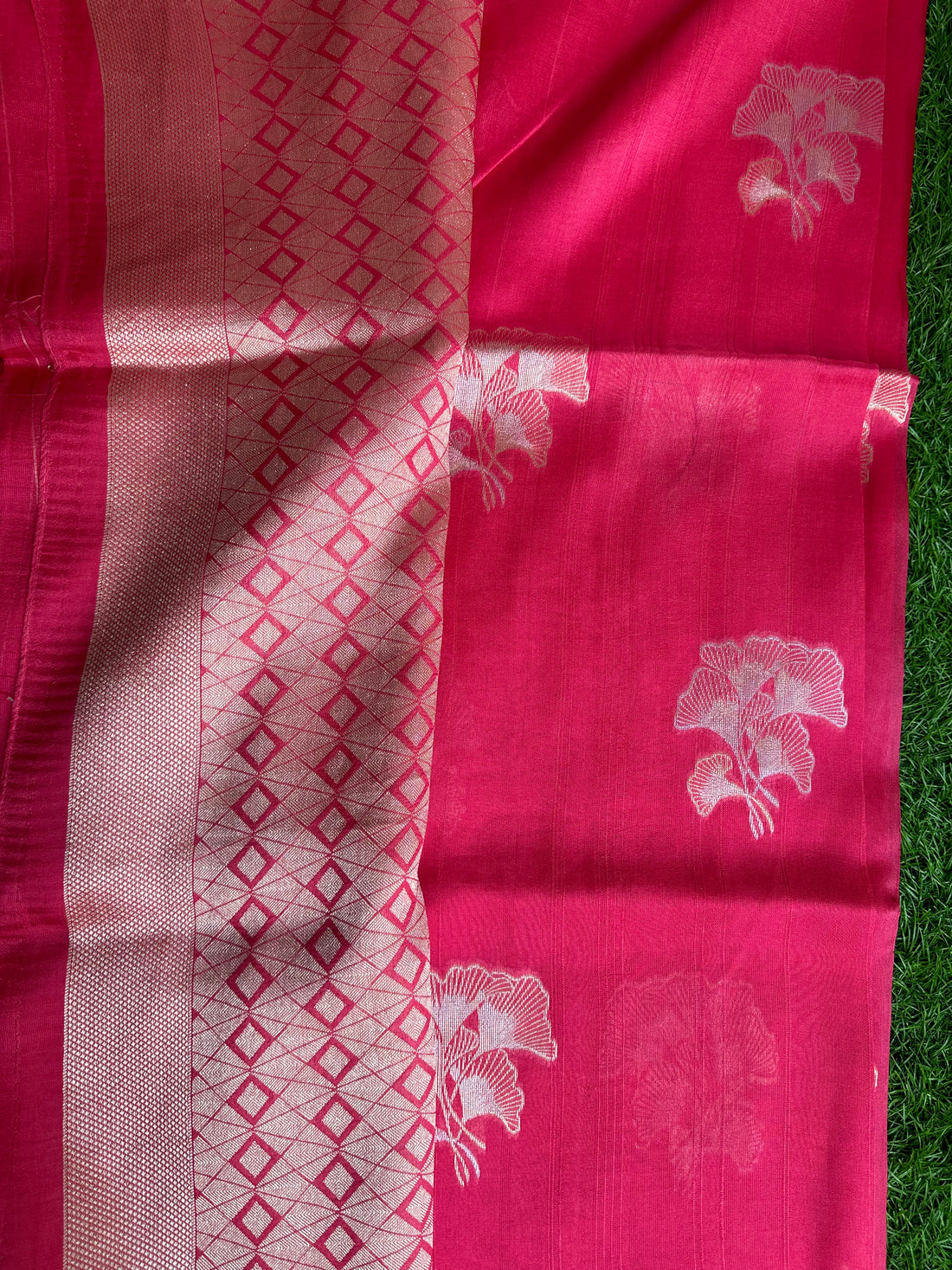 Dola silk in pink colour