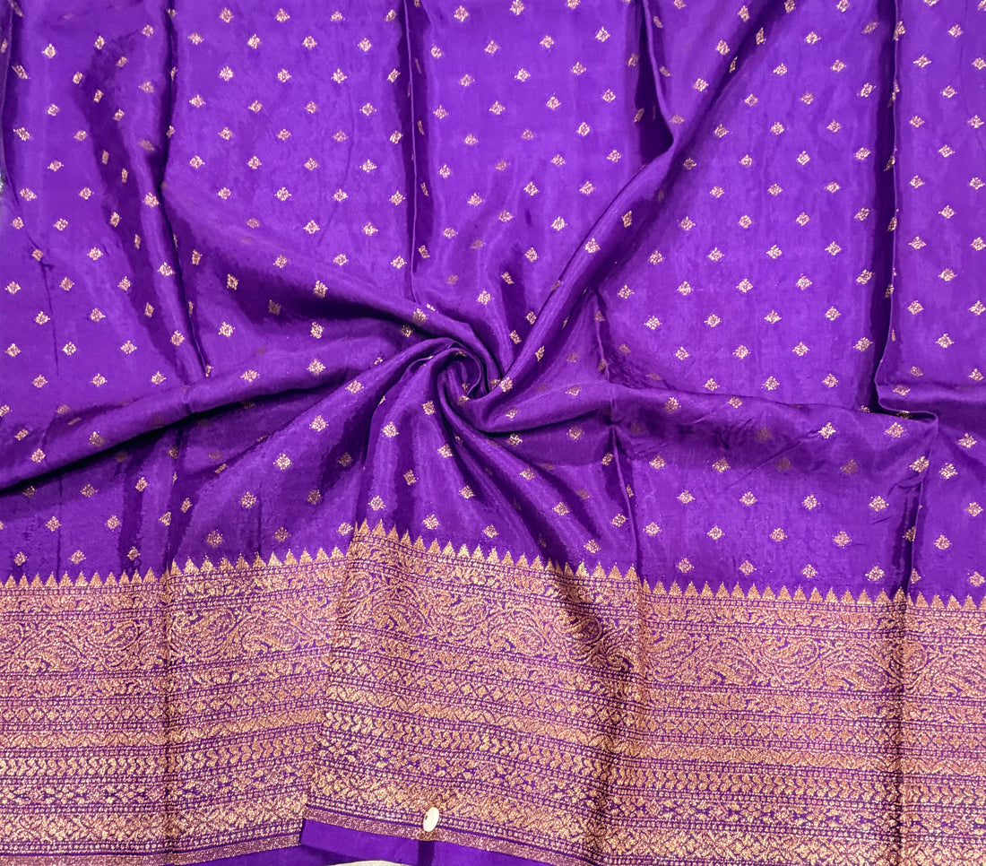 Light purple butta Banarasi blouse -1m