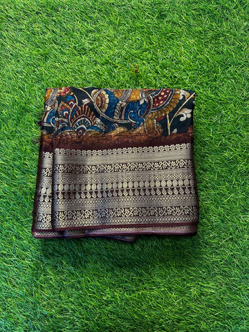 Kalamkari dola crepe