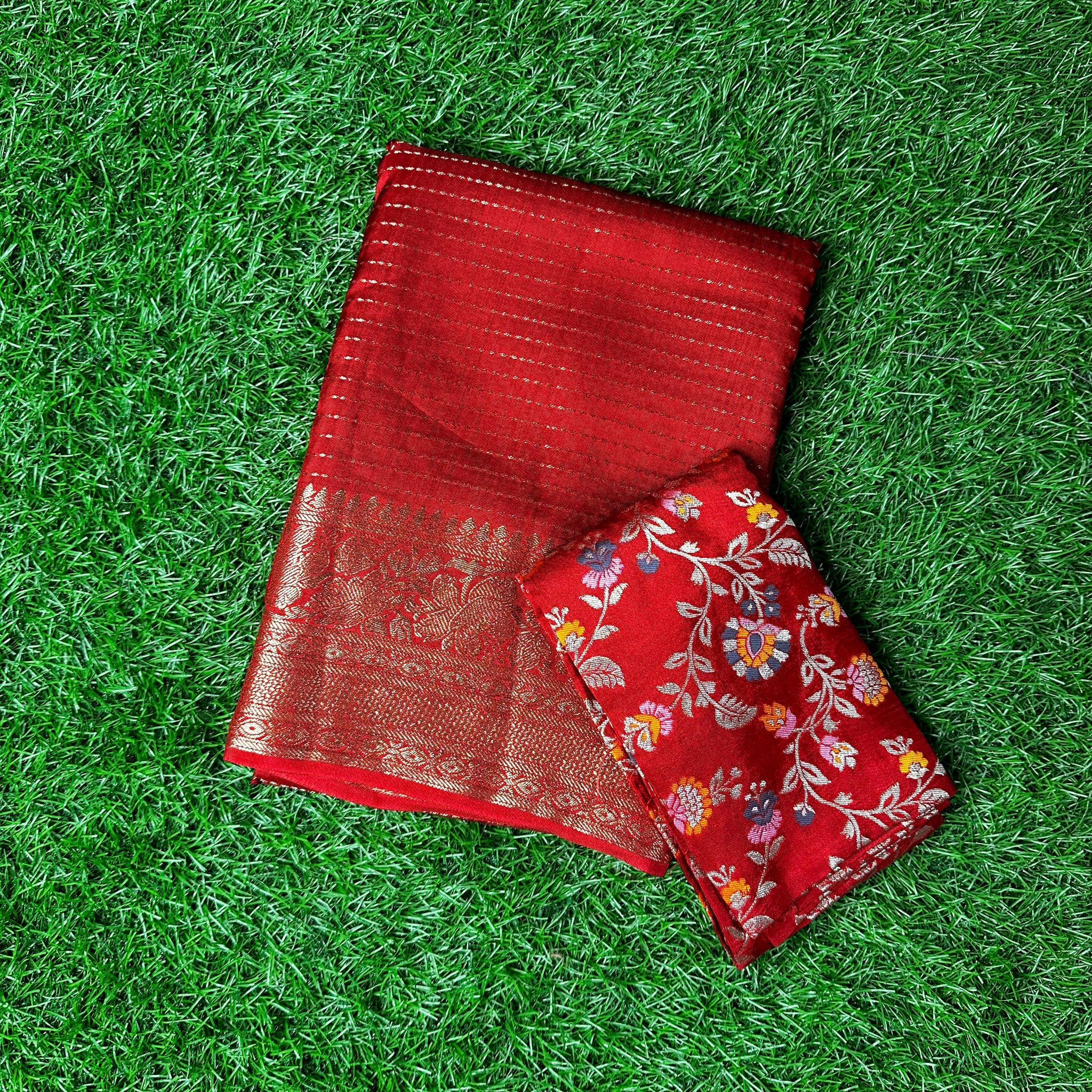 Semi moonga silk saree