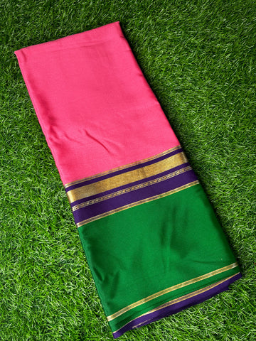 Pure mysore silk crepe in 3D pattern