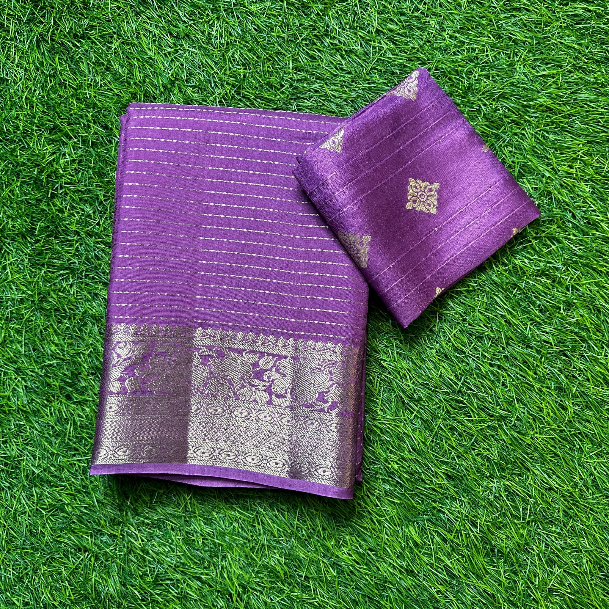 Moonga silk in Lavender shade