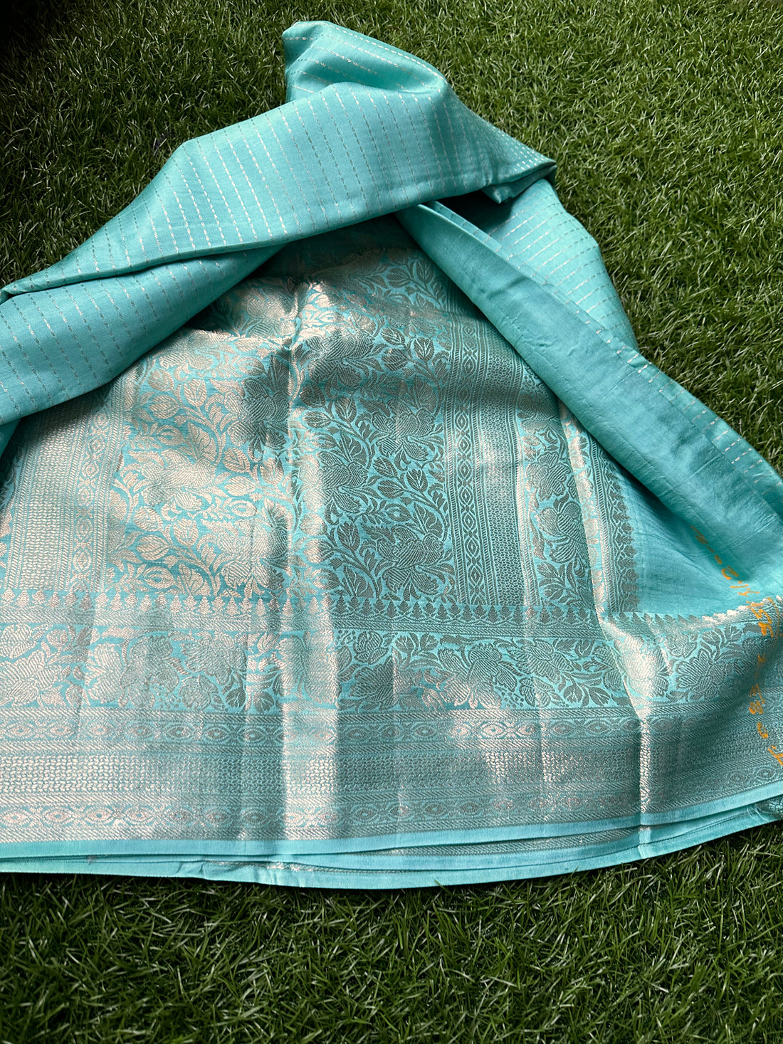 Semi moonga silk saree with designer blouse