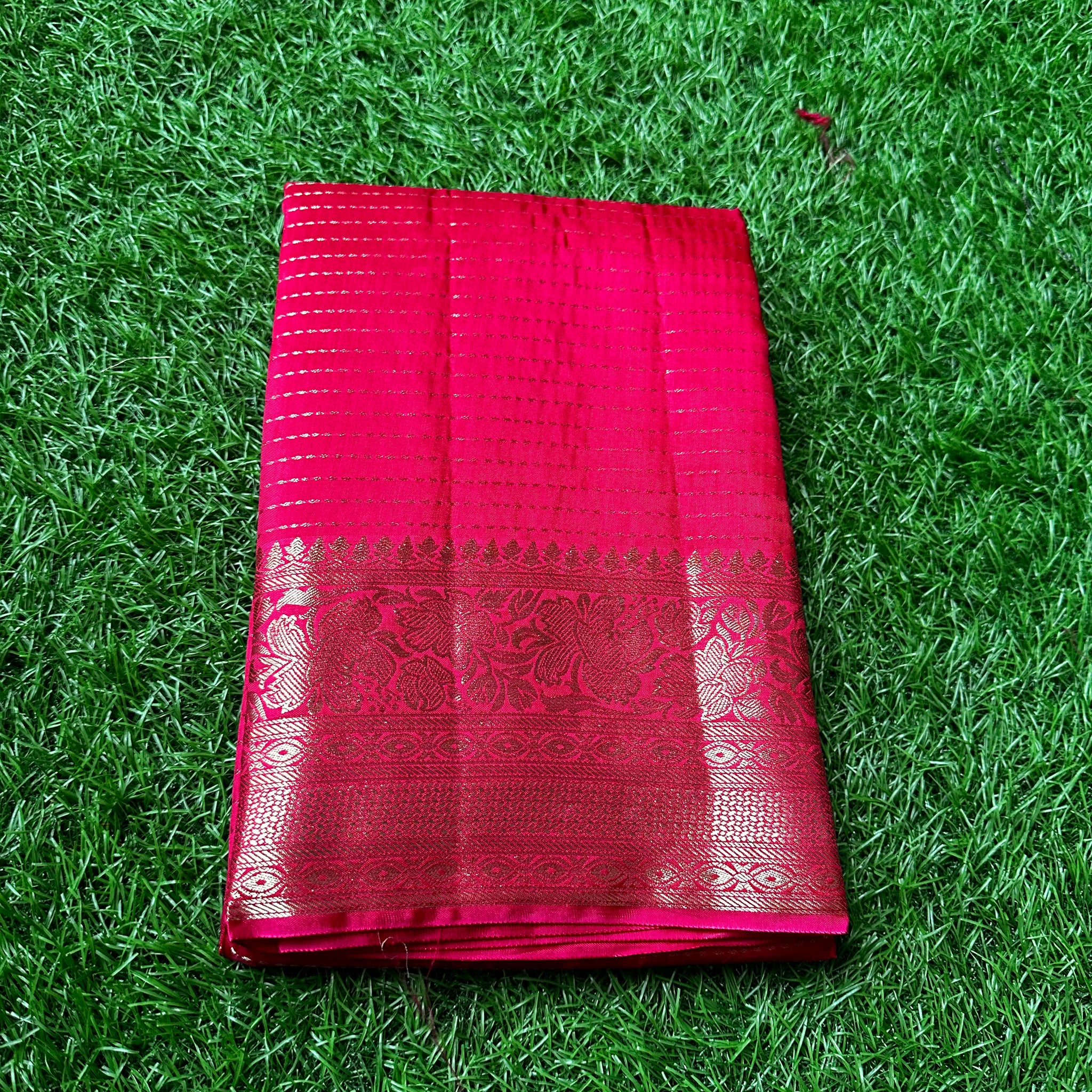 Semi moonga silk saree with designer blouse