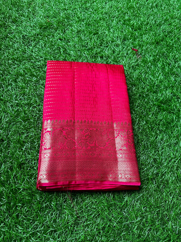 Semi moonga silk saree with designer blouse