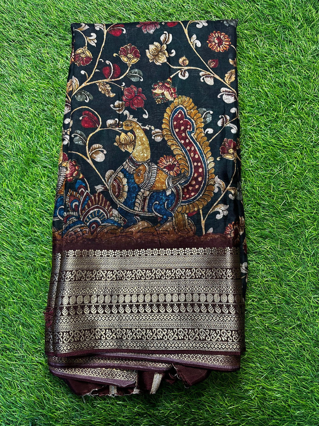 Kalamkari dola crepe