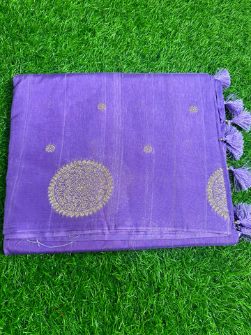 Dola silk saree in lavender colour