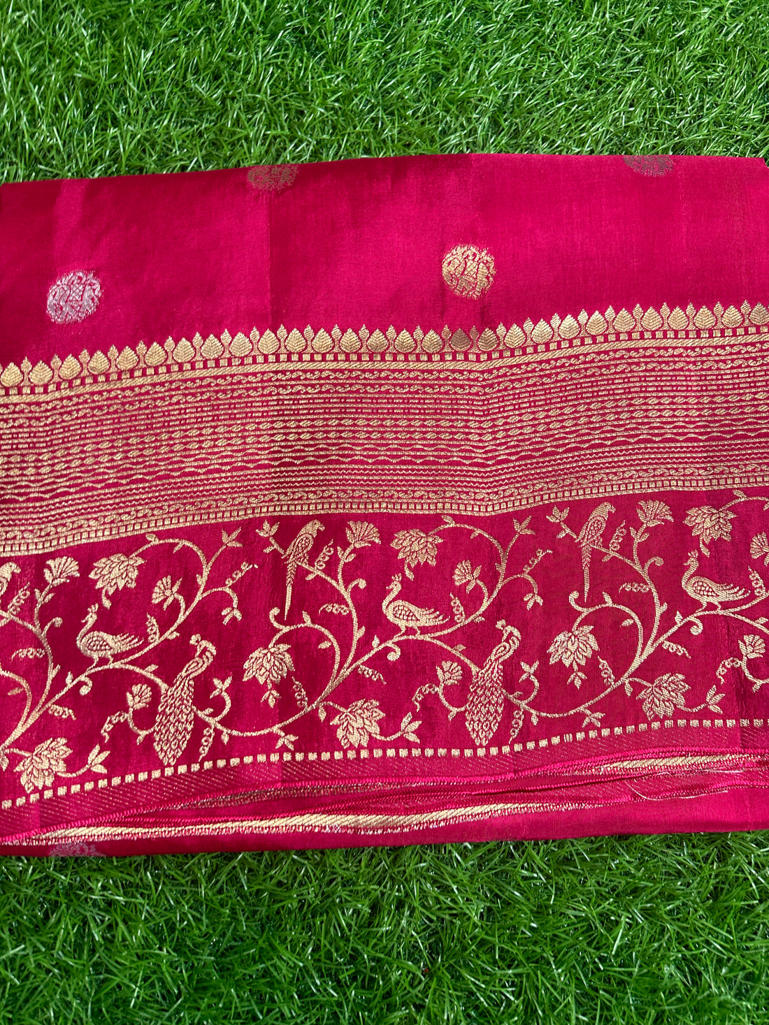 Dola silk saree in red colour