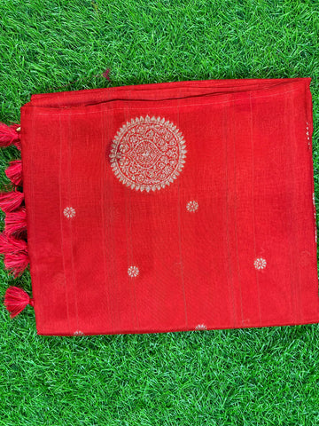 Dola silk with round butta