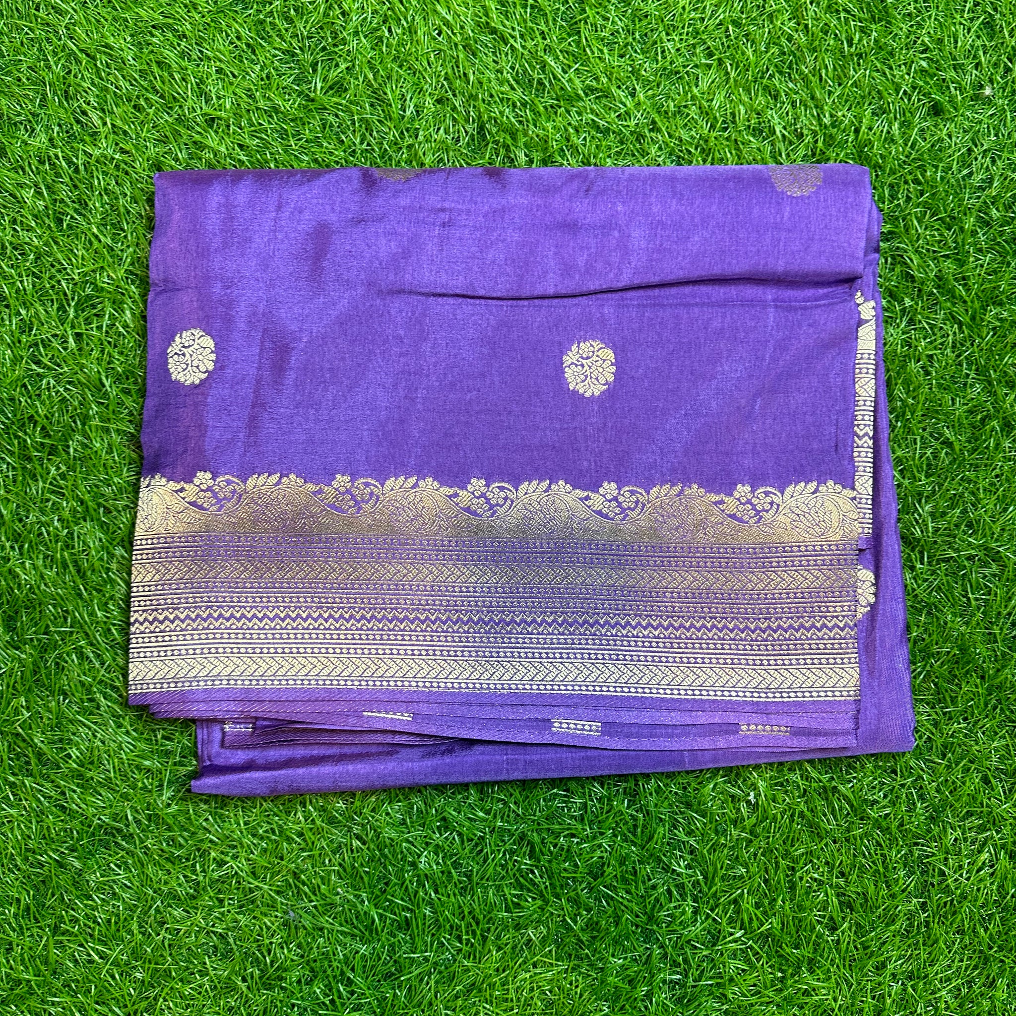 Lavender Dola silk with designer