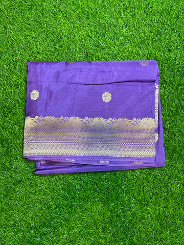 Lavender Dola silk with designer