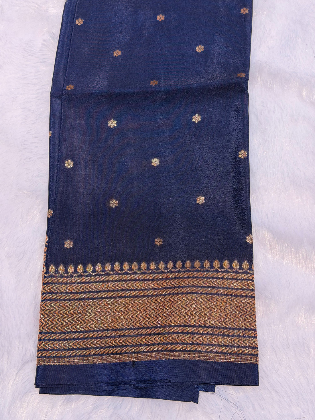 Blue butta Banarasi blouse-1m