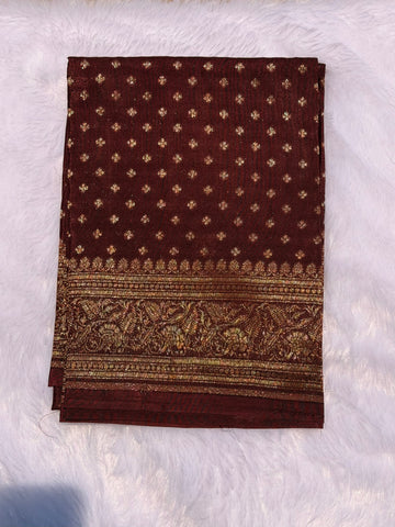 Brown butta Banarasi blouse-1m