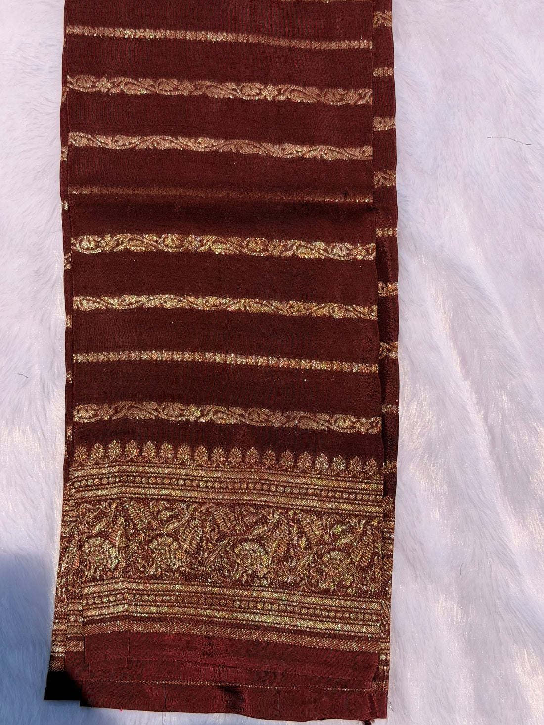 Brown Banarasi blouse