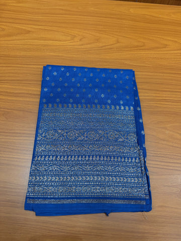 Blue Banarasi blouse-1m
