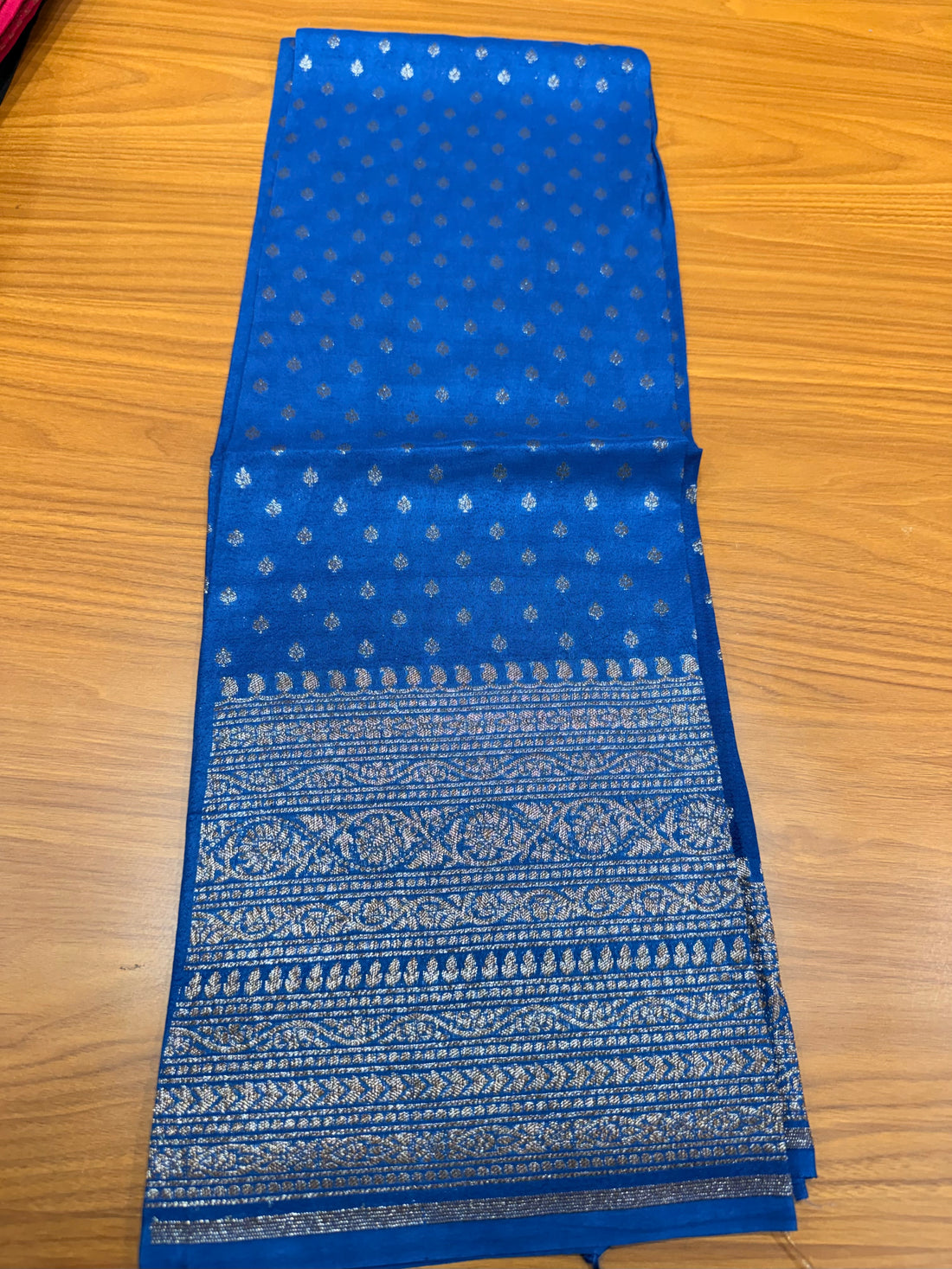 Blue Banarasi blouse-1m