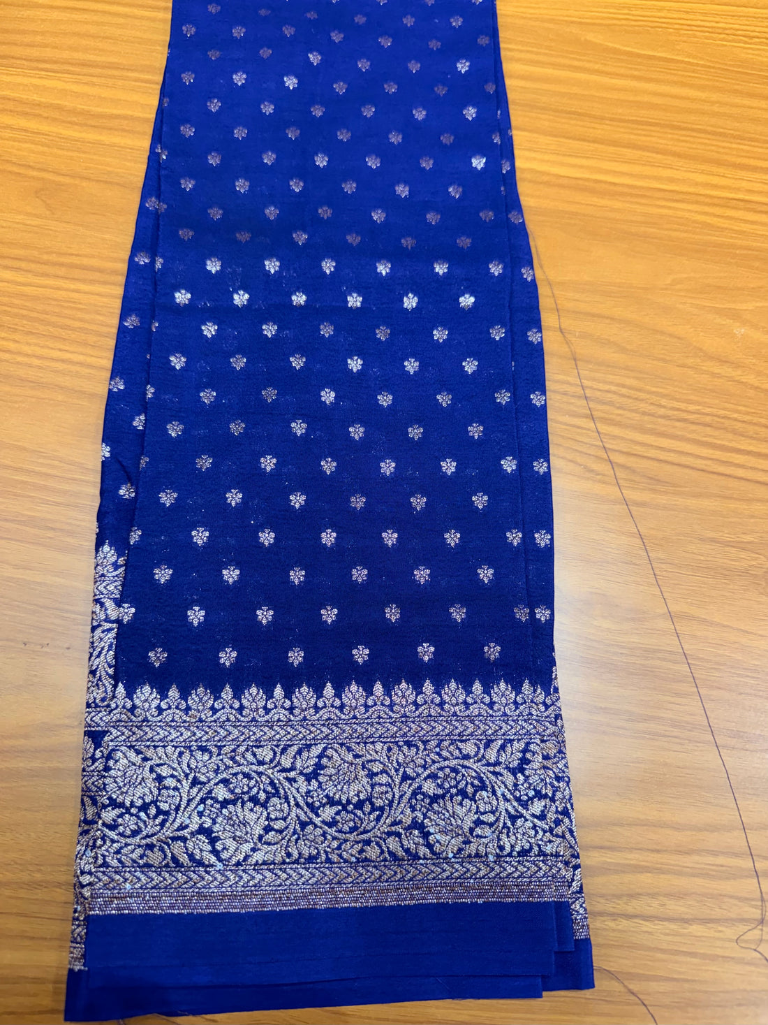 Peacock blue Banarasi blouse